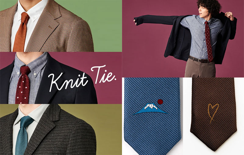 ファブリック東京　ビジネスウェアオーダー専門店だから、ネクタイが50種類以上から選べる！