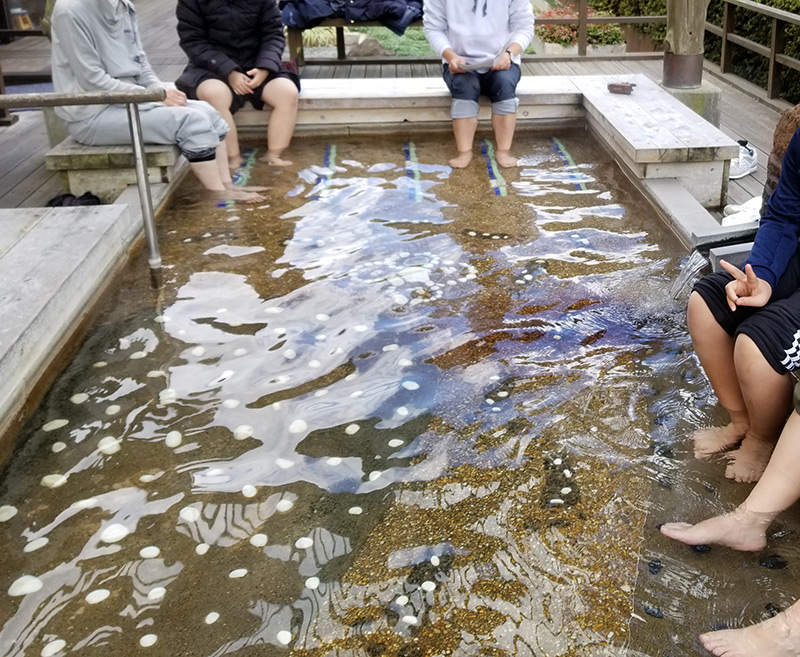 足湯　箱根湯本「ホテルおかだ」露天風呂付き客室「紅藤」に泊まってみた感想