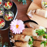 お花見やピクニックにぴったり！ラップサンド＆カップサラダ弁当のレシピと作り方