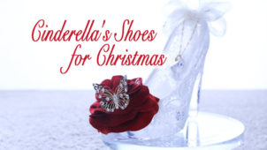 赤バラに真っ白なレースが素敵！冬限定「シンデレラのガラスの靴」が彼女のクリスマスギフトにおすすめ！