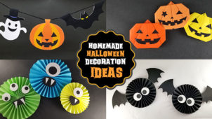 ハロウィンの飾り付けアイデアまとめ（作り方、無料素材、型紙あり）