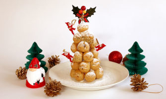 市販のお菓子で簡単手作りスイーツ！クリスマスにぴったりの「クロカンブッシュ」のレシピ・作り方