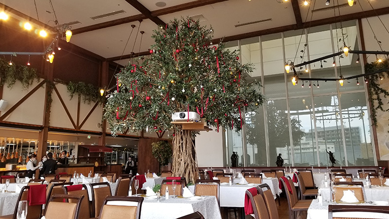 ベニーレベニーレのクリスマスランチ　レビュー　店内