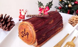 アグネスペストリーブティックのクリスマス焼菓子「ケーク・ビッシュ・ド・ノエル」をレビュー！！