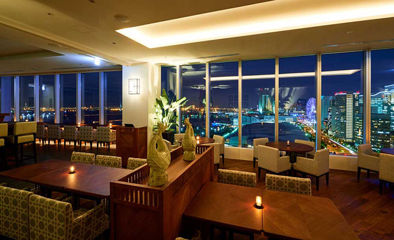 Oriental Beach みなとみらい　店内イメージ　夜