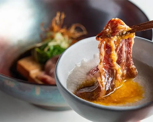 水色 すき焼き