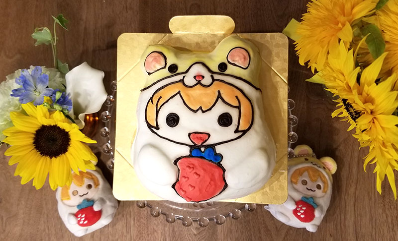 すとぷり・るぅとくん（あにまるぬいぐるみクッション）の立体キャラケーキ レビュー