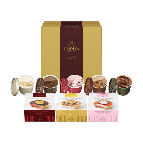【GODIVA】アイスギフトセット カップアイス&タルト 8個入 お中元・夏ギフト