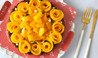 【SALON BAKE ＆ TEA】タルト　ア　ラ　マンゴー