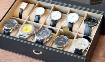 大人男性向けプレゼントに人気の収納シリーズ「Elementum」のウォッチケース