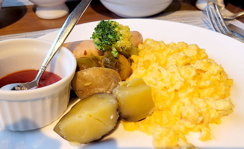 グランドニッコー東京 台場の朝食　スクランブルエッグ