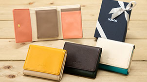 カラーを自由にデザインできる！JOGGOの３つ折りミニ財布