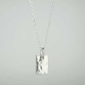 SILVER NECKLACE "DISTORTION"