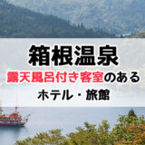 神奈川・箱根温泉で露天風呂付き客室のあるホテル・旅館25選！