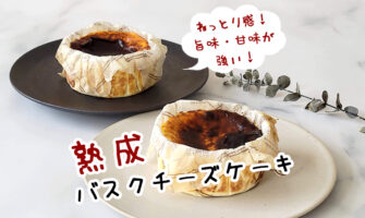 【バスクチーズ食べ比べ】熟成バスクチーズケーキと非熟成を食べ比べてみた感想