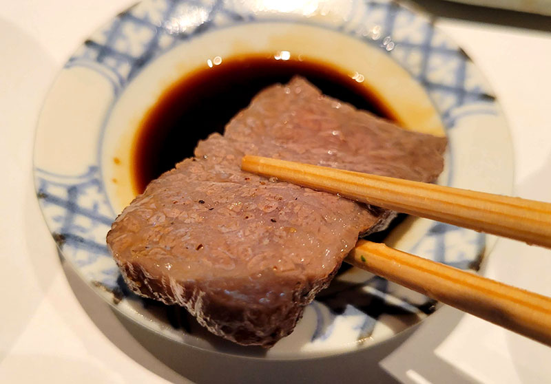 由縁別邸 代田　割烹 月かげ　料理　メイン　東京ビーフの石焼き