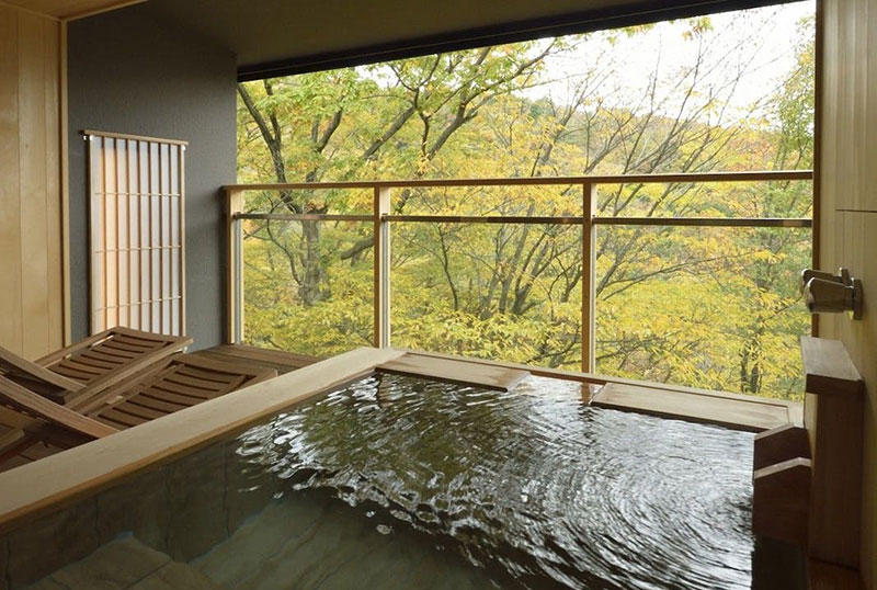 強羅花扇　円かの杜　露天風呂付き客室