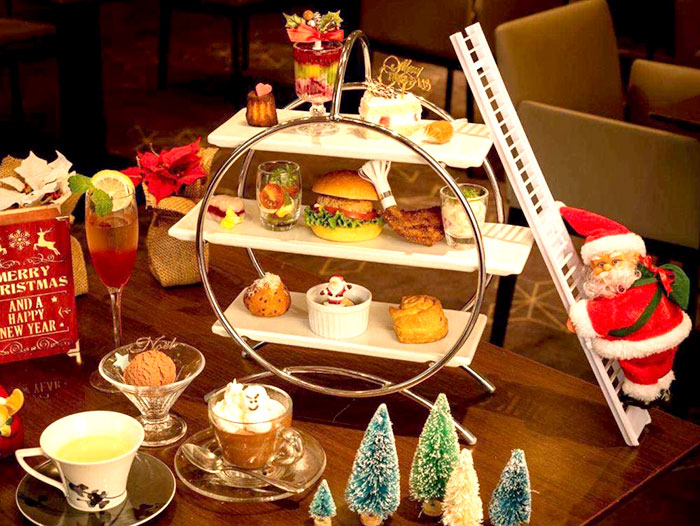 Café & Bar Lounge Celecroix／ホテル ザ セレスティン 東京芝のクリスマスアフタヌーンティー