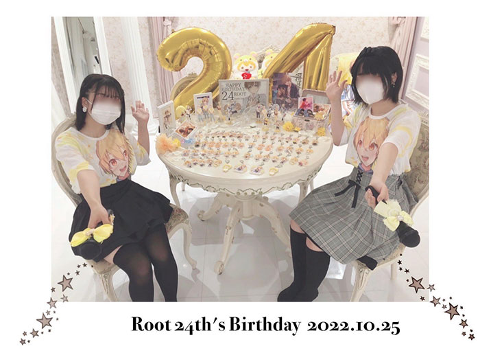 本人不在の誕生日会　レポート スタジオ内　出来上がり写真