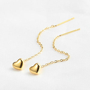 Heart chain pierce