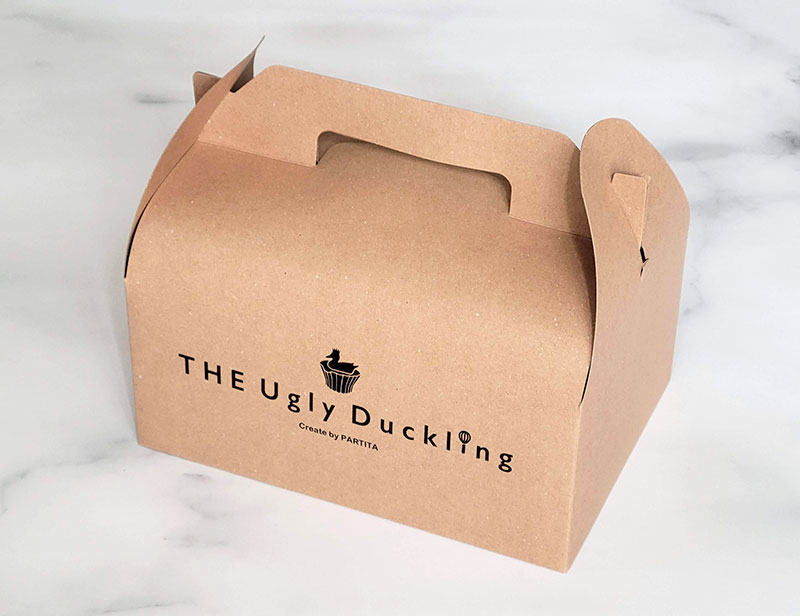 THE Ugly Duckling cupcake flowers box カップケーキ6個セット レビュー  パッケージ