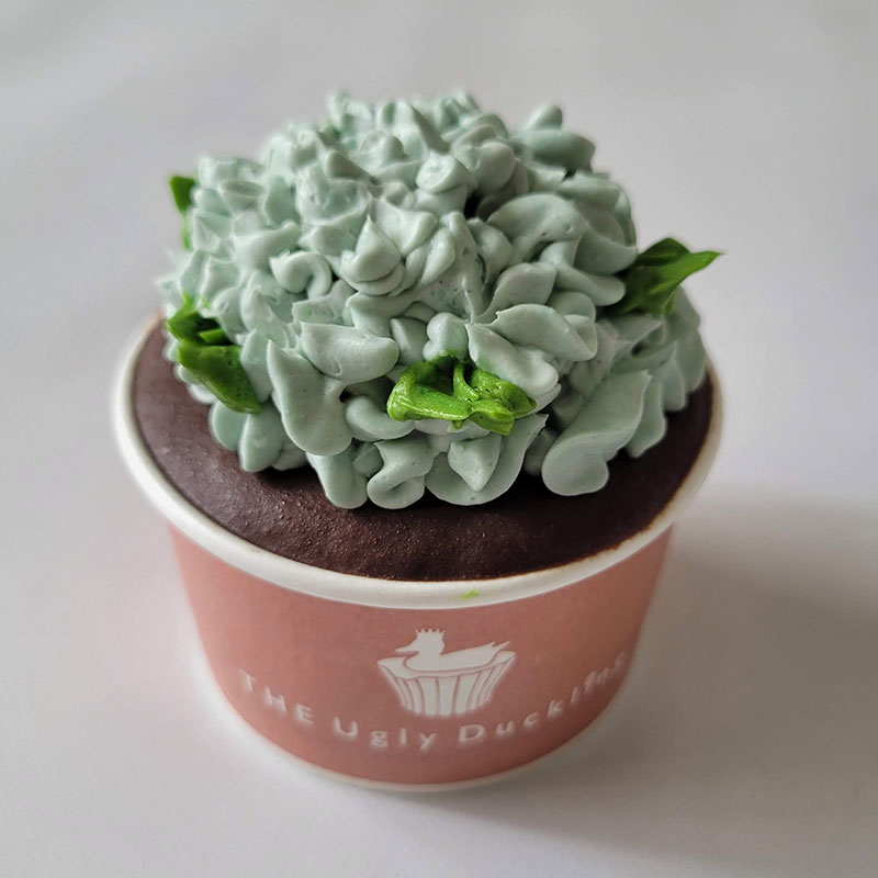 THE Ugly Duckling cupcake flowers box カップケーキ6個セット レビュー  hydrangea
