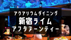 アクアリウムダイニング 新宿ライムでバースデーアフヌンしてきた！服装や料理など感想をレビュー！