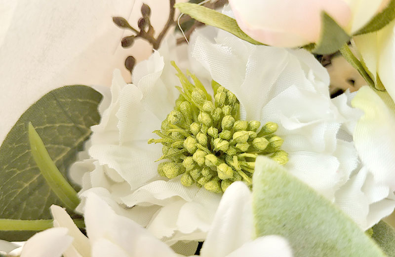 スカビオサ　メリアルームメン　12本の白い花束(ホワイトダズンフラワー)　レビュー　口コミ　評価