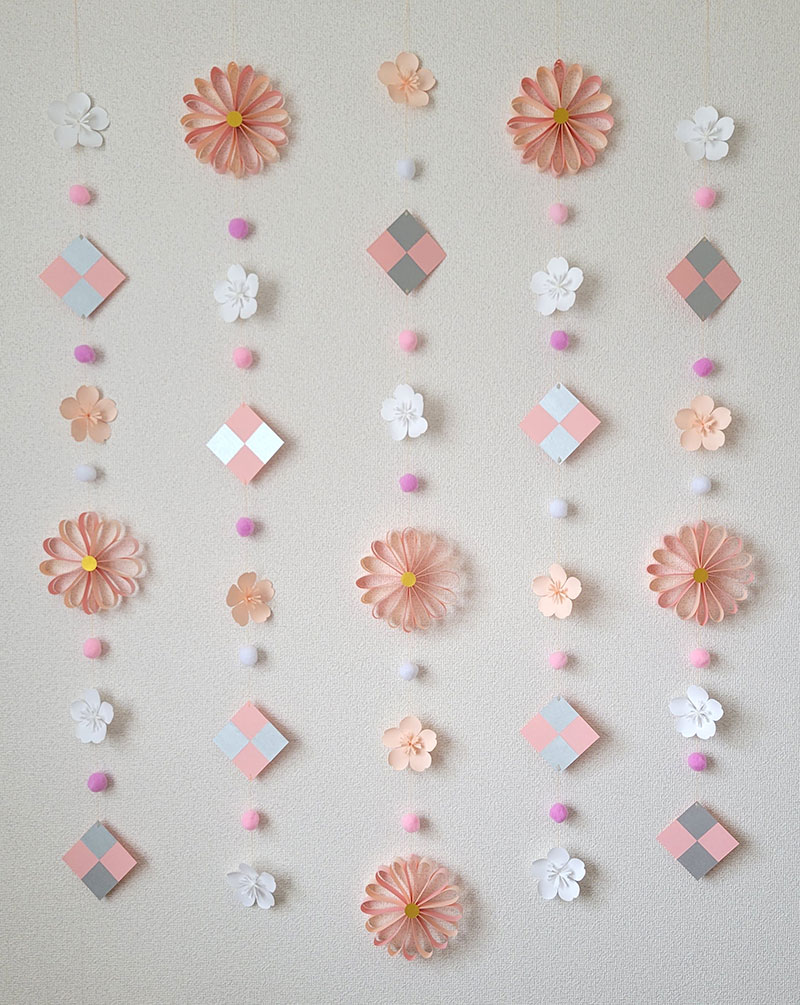 さくらの窓飾り・吊るし飾り