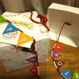 旗が飛び出る！びっくりメッセージカード